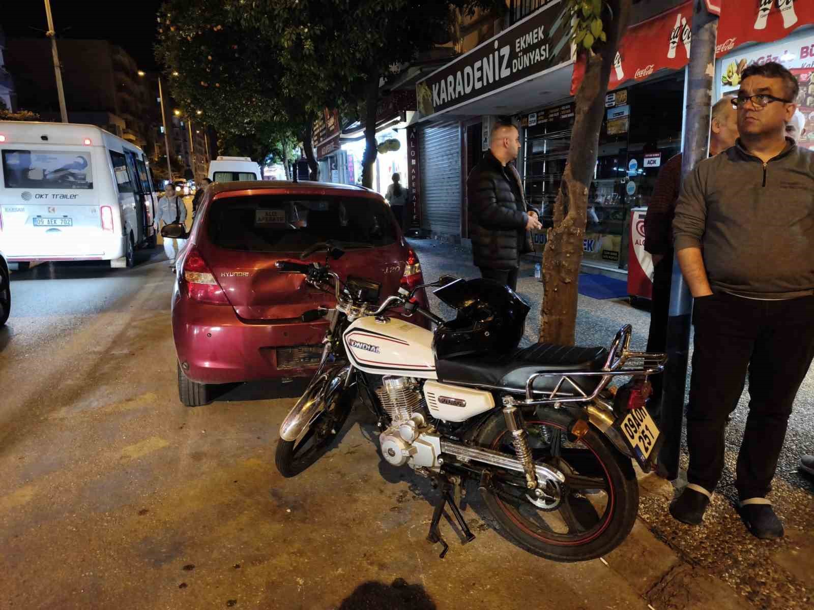 motosiklet surucusunun olumden dondugu kaza kamerada 5 Wk4hhMwl