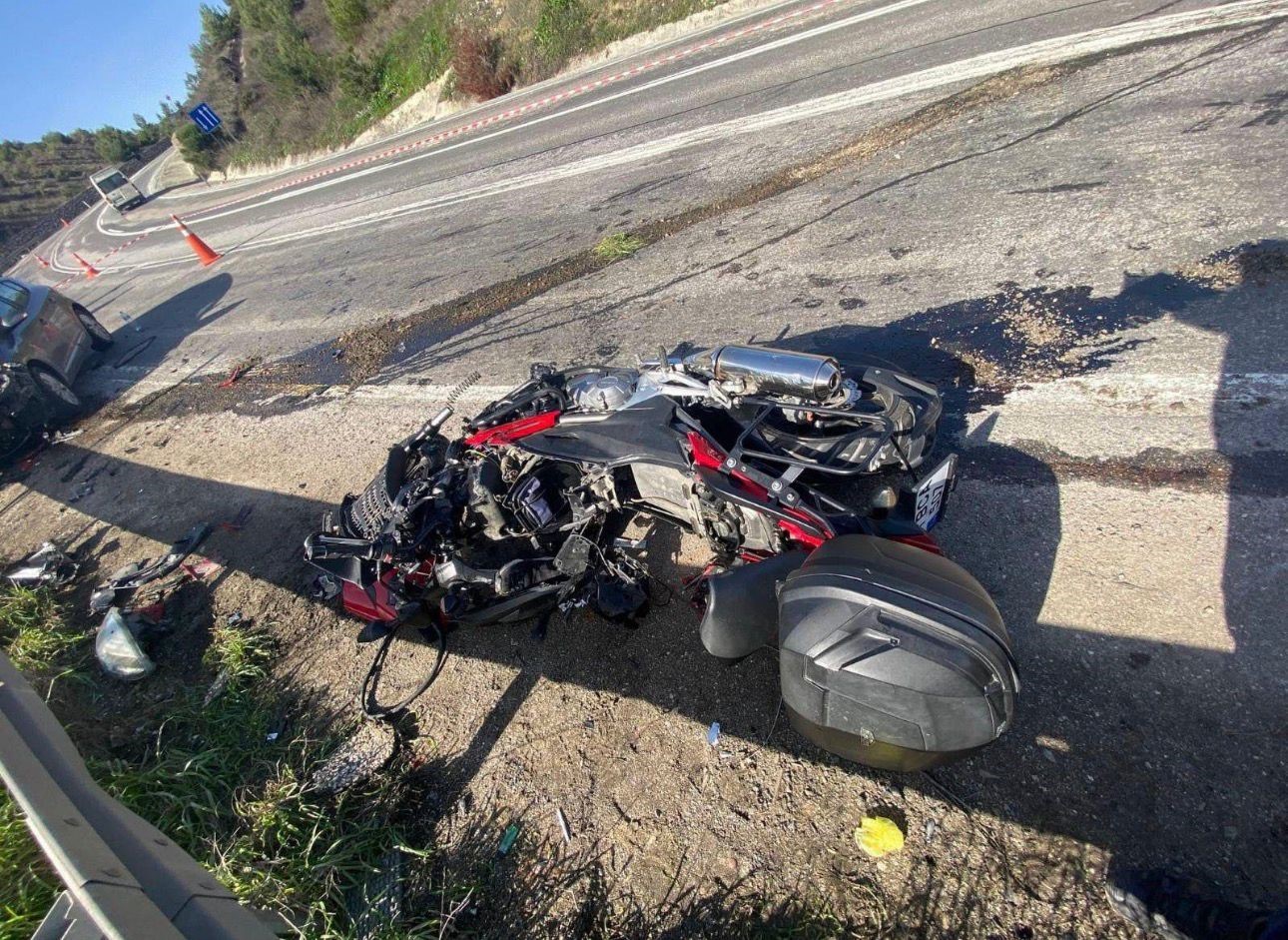 motosiklette olum boyle geldi 5