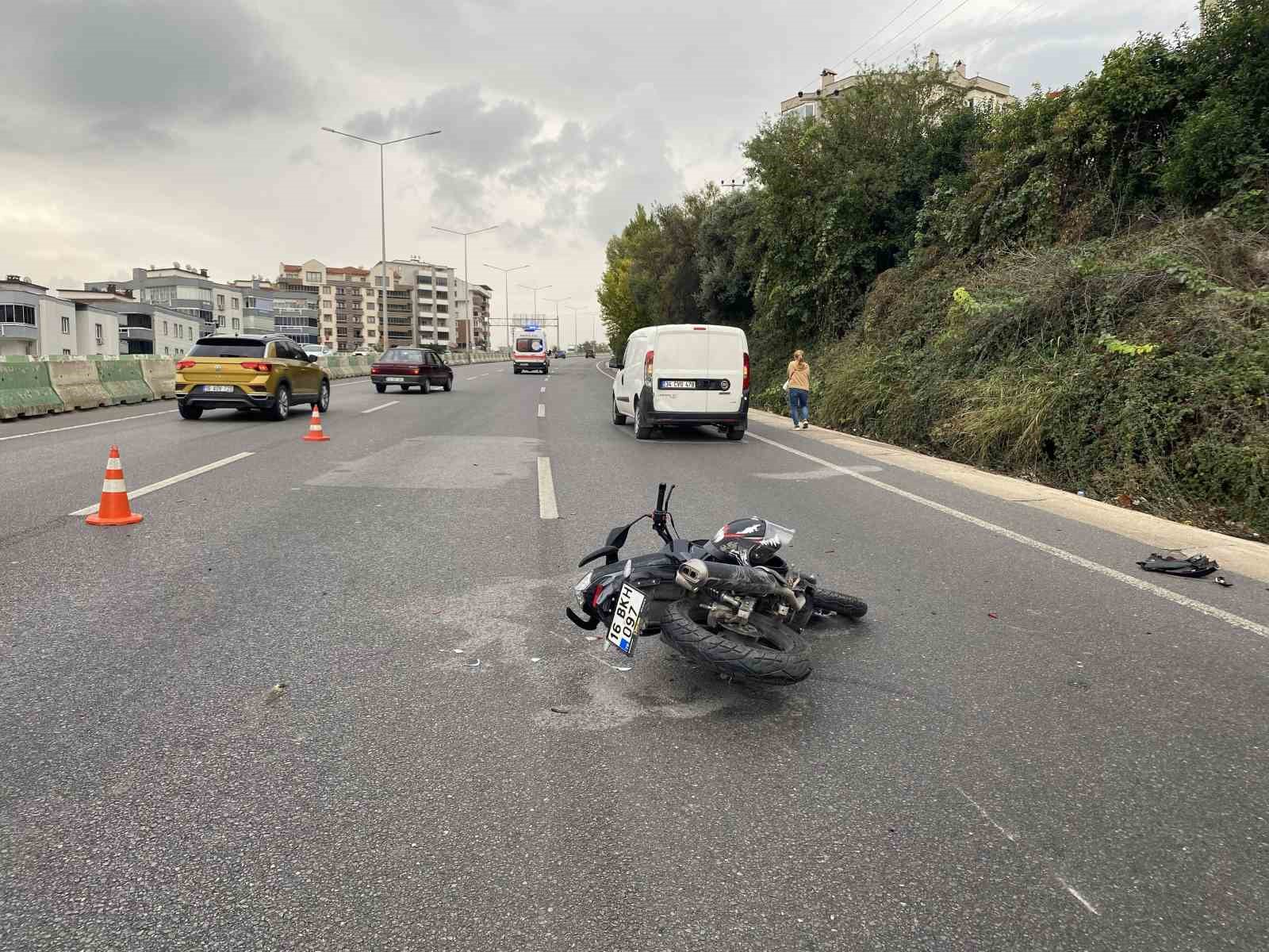 mudanyada trafik kazasi 1 yarali 0 55arzODb