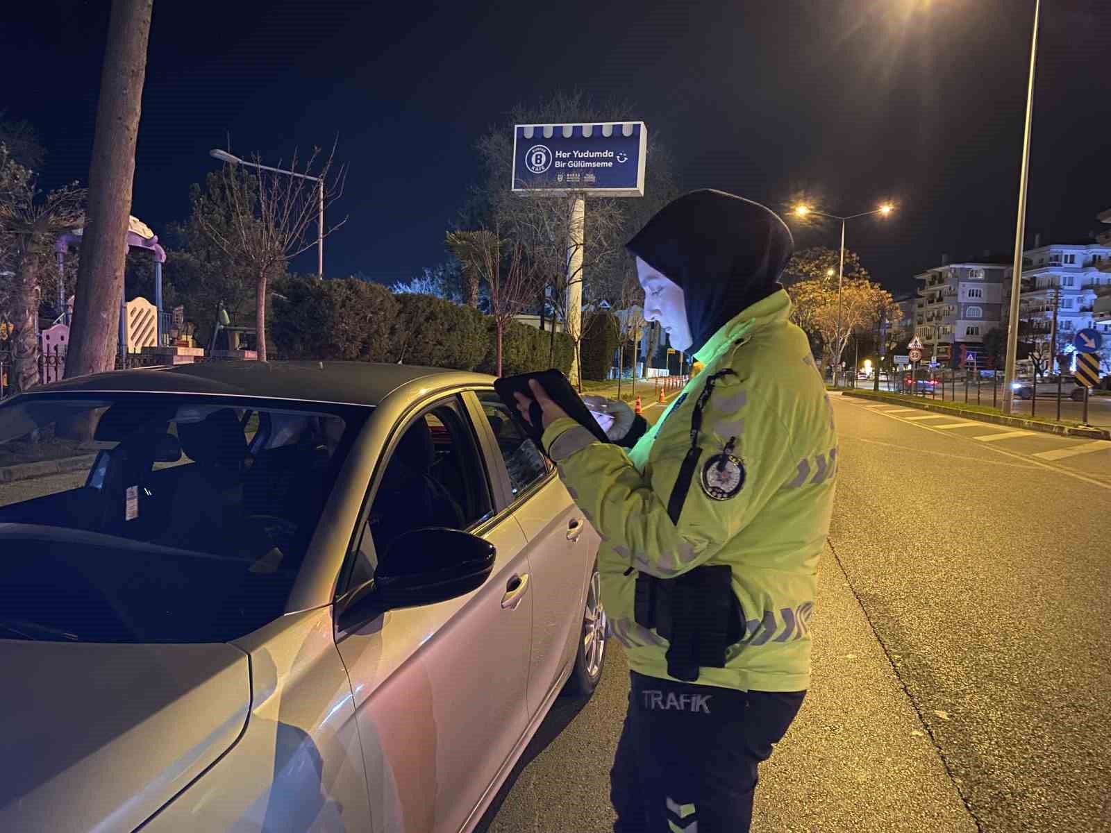 mudanyada trafikte huzur icin gece denetimi 1