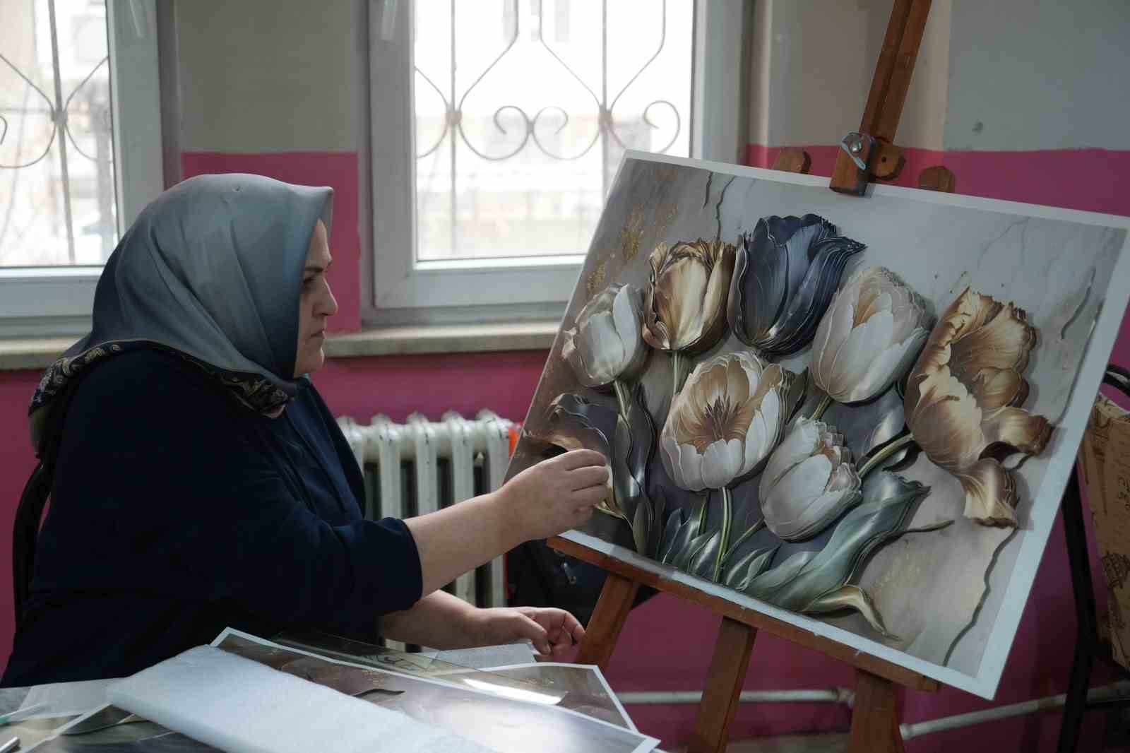musta kadinlar k git rolyef kursuyla aile butcesine katki sagliyor 5