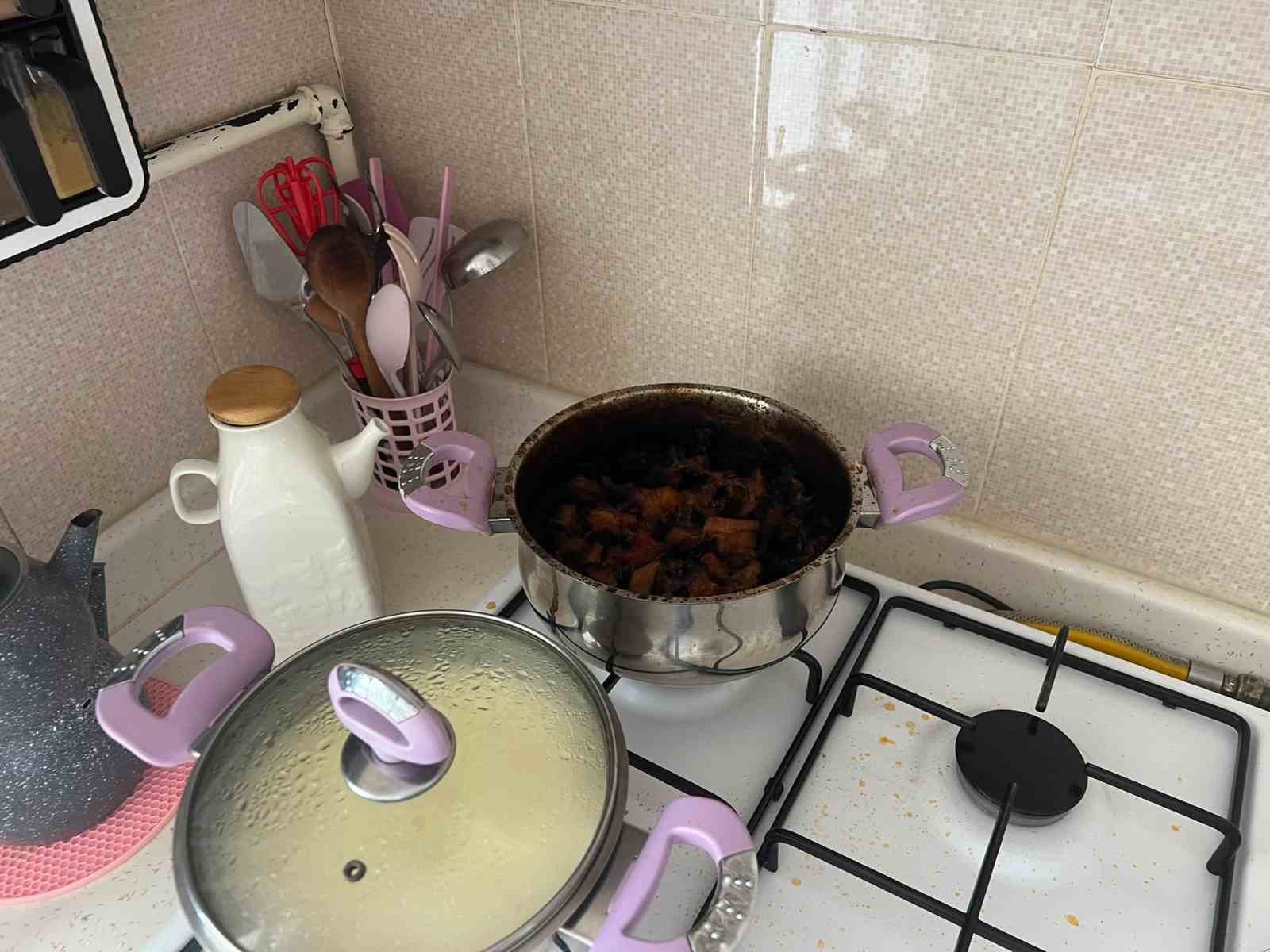 Nevşehir’de ocakta unutulan yemek paniğe neden oldu 5 nevsehirde ocakta unutulan yemek panige neden oldu 1