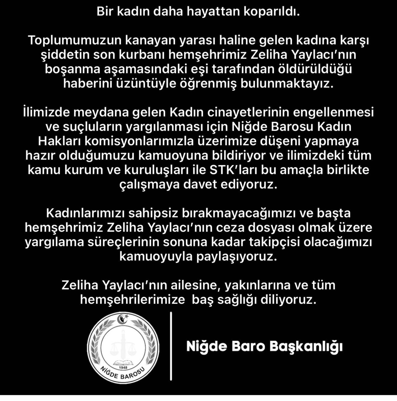nigdede esi tarafindan bicaklanan kadin yasam mucadelesini kaybetti 1 O4hJmOZX