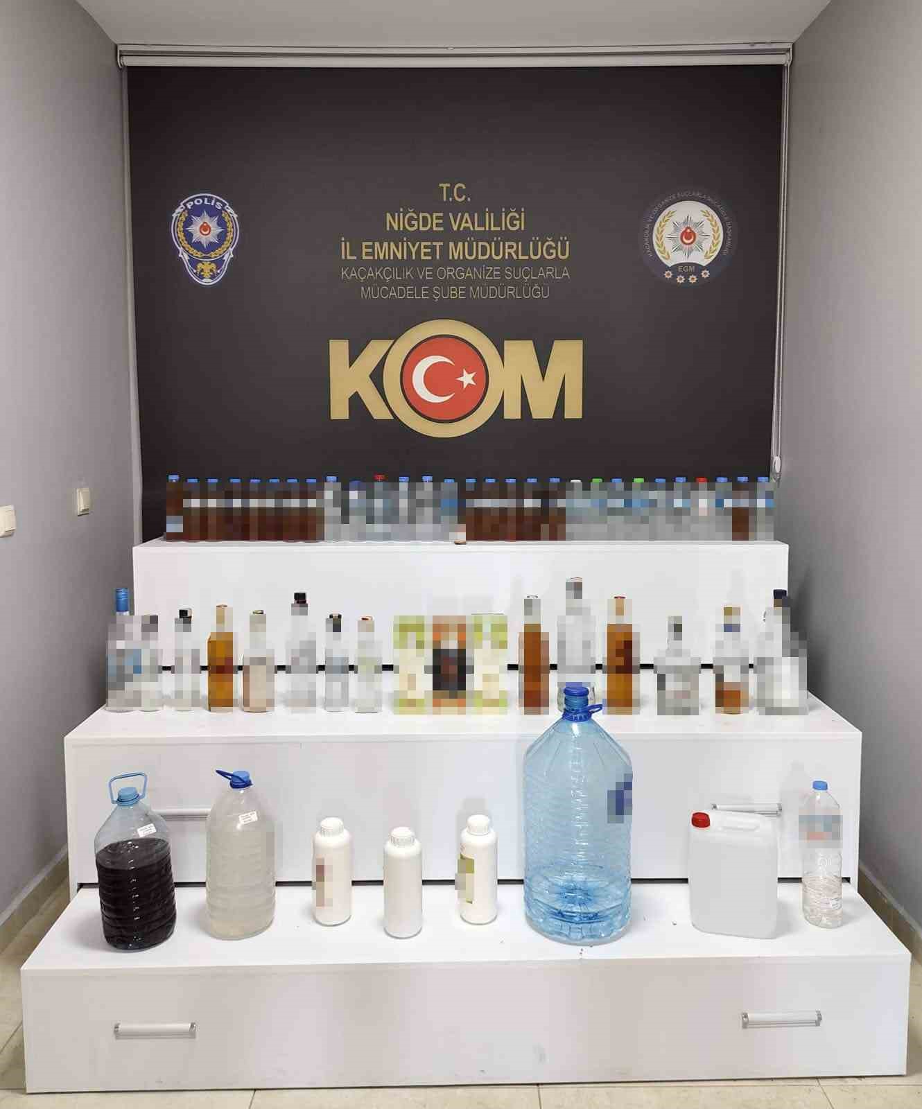 nigdede kacak alkol operasyonunda 3 tutuklama 0 bZythH4f