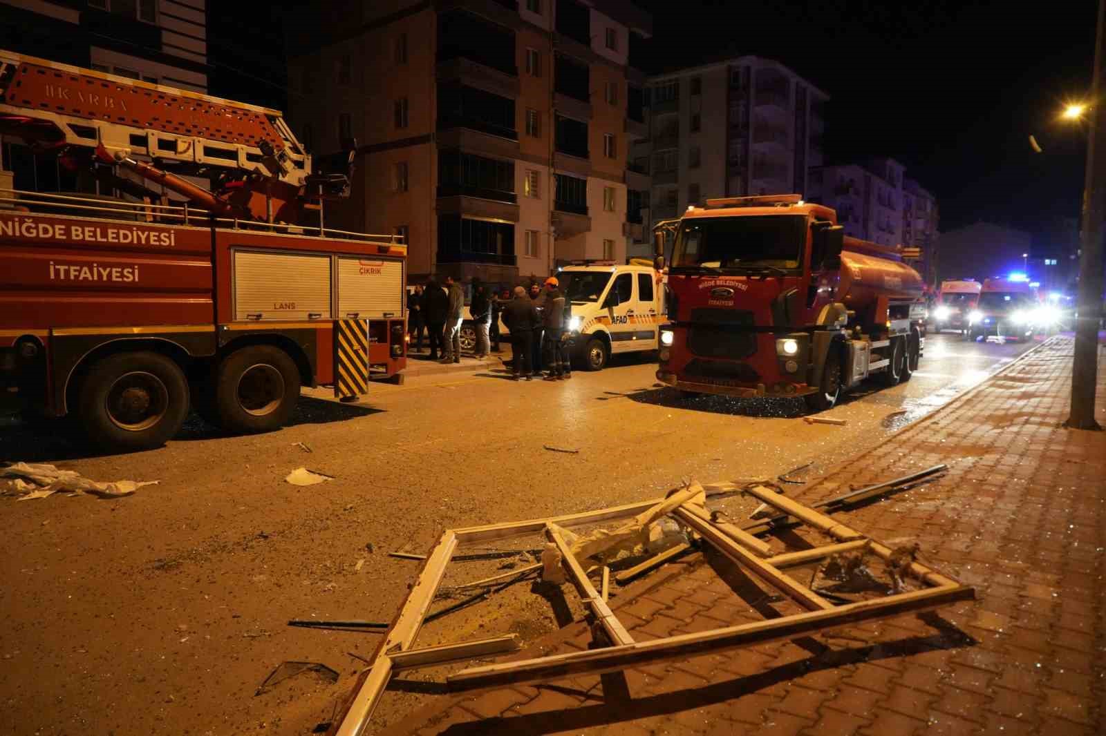 nigdedeki dogal gaz patlamasinda yarali sayisi 16ya yukseldi 1 PYRdypB3