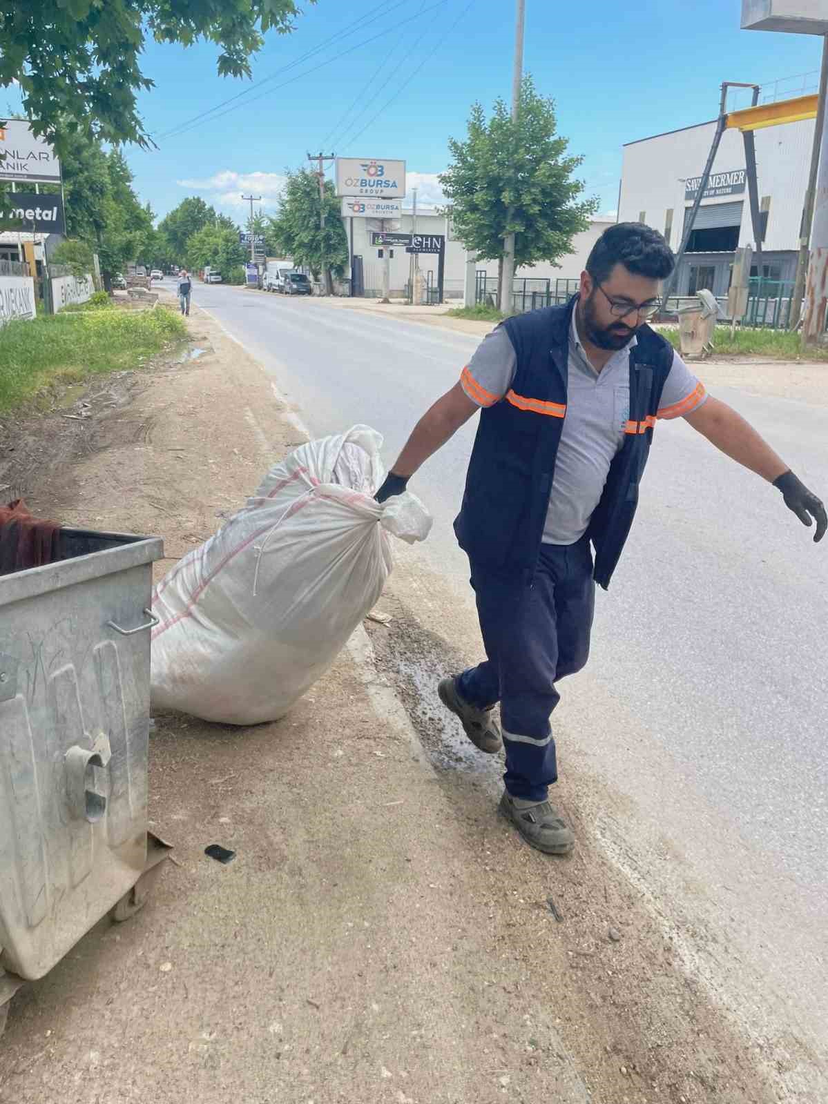 nilufer belediyesi bayram boyunca sahada 3 5azfKnyr