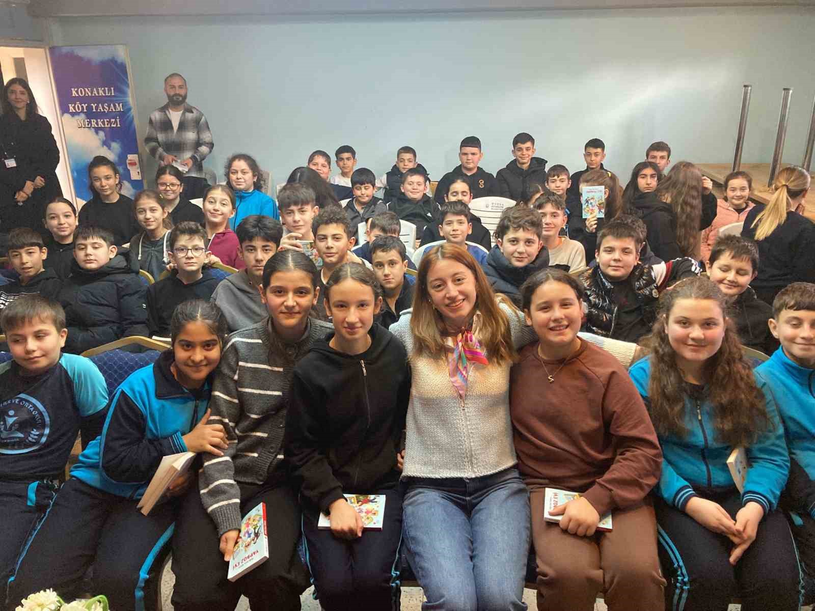 niluferli ogrenciler yazar melis sena yilmaz ile bulustu 6