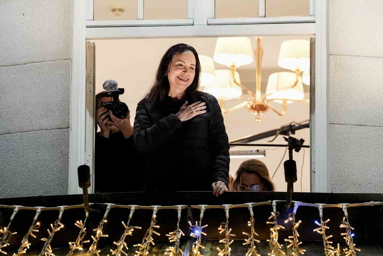 nobel odullu venezuelali muhalefet lideri machado 16 ay sonra ilk kez kamuoyu onunde 1 mwIyz9hk