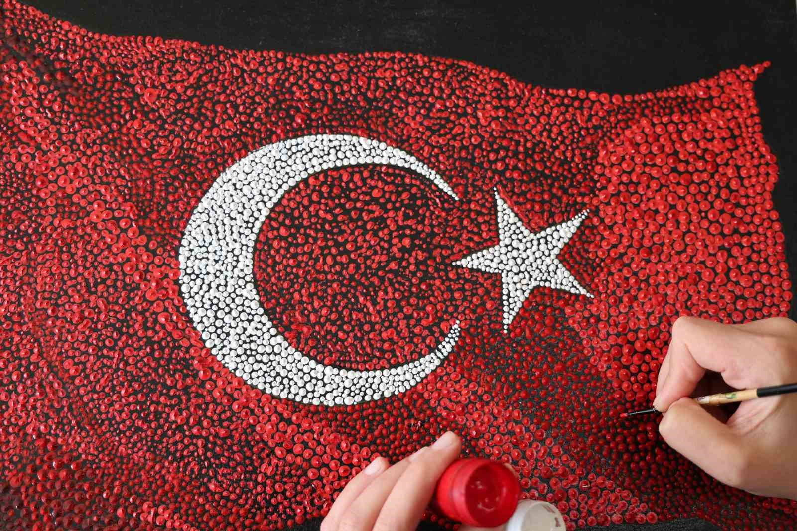 olgunlasma enstitusunde cumhuriyetin 102 yilina ozel bayrak temali eserler islendi 6 b5OmQm33