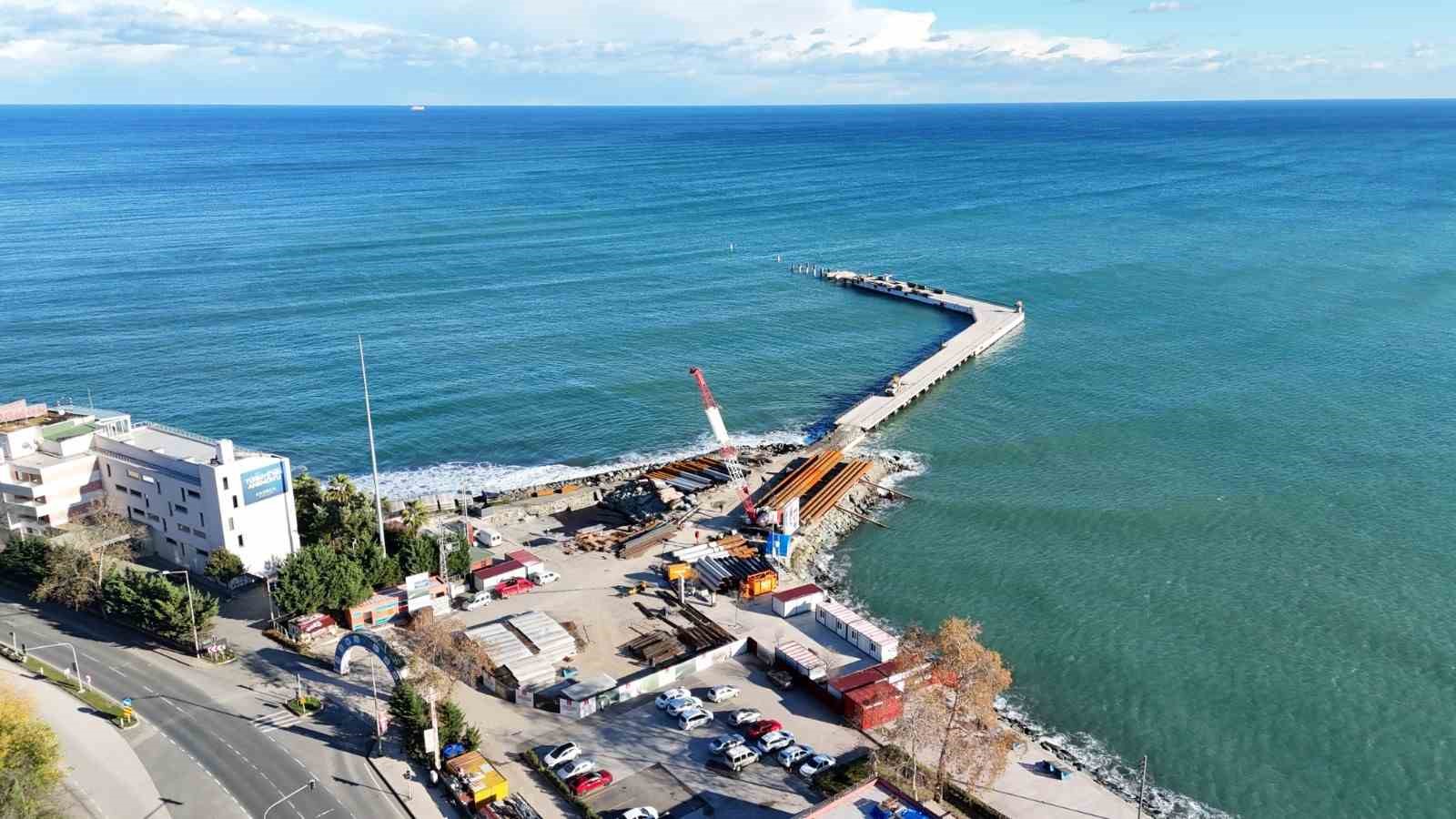 ordu rihtimi 410 metreye uzatiliyor calismalarin ardindan kruvaziyer gemilerinin gelmesi bekleniyor 2