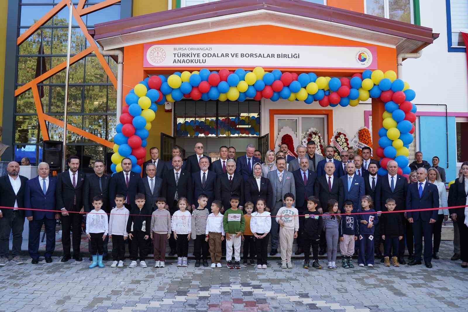 orhangazide anaokulunun resmi acilisini tobb baskani yapti 2 JHlCPQdA