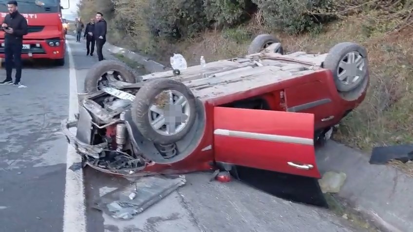orman bolge mudurlugu gorevlilerini tasiyan arac takla atti 3 yarali 0 SAg9zh7G