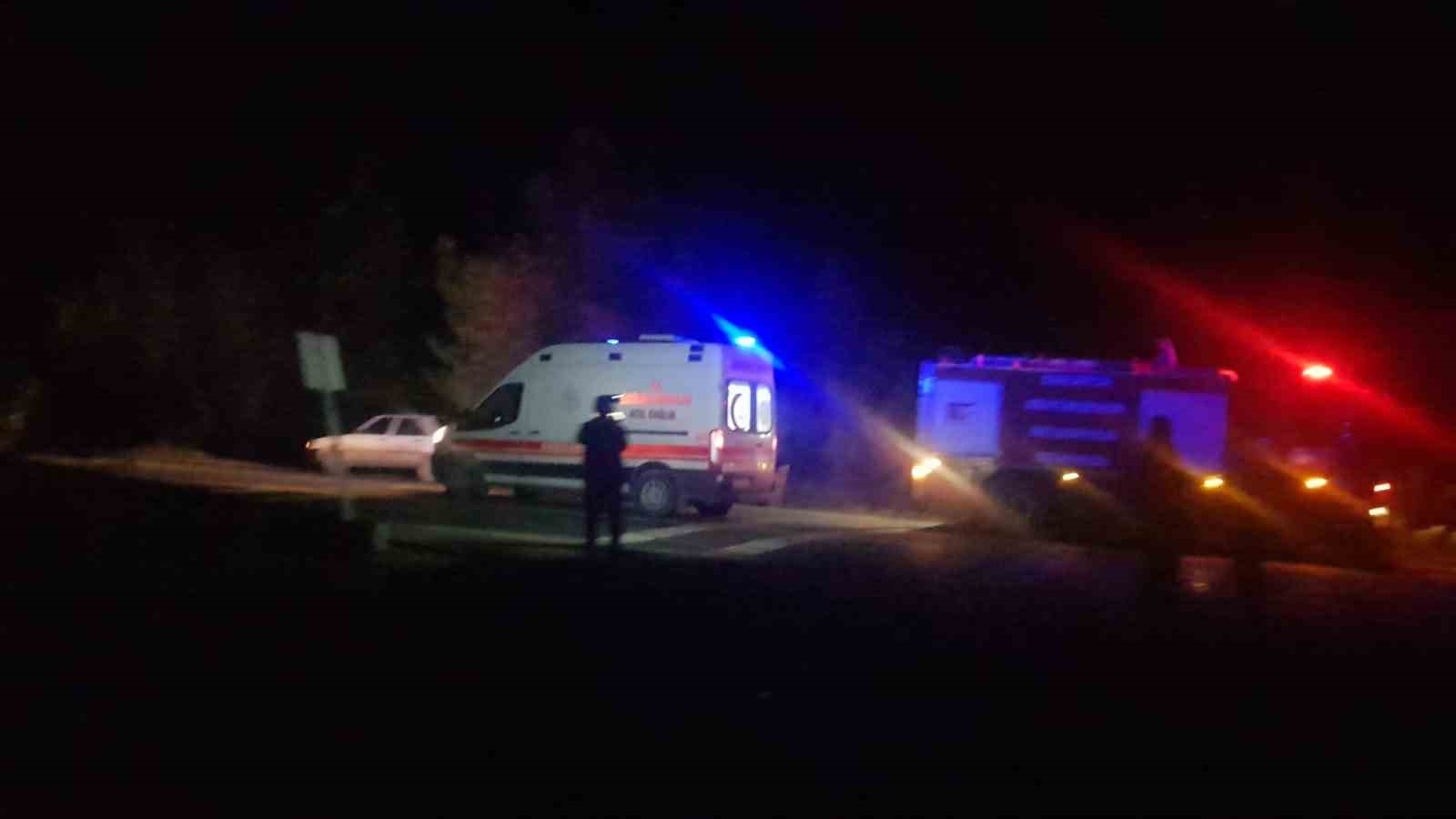 Orman yangınında hasar gören ağaçları taşıyan tır devrildi: 3 yaralı 10 orman yangininda hasar goren agaclari tasiyan tir devrildi 3 yarali 6