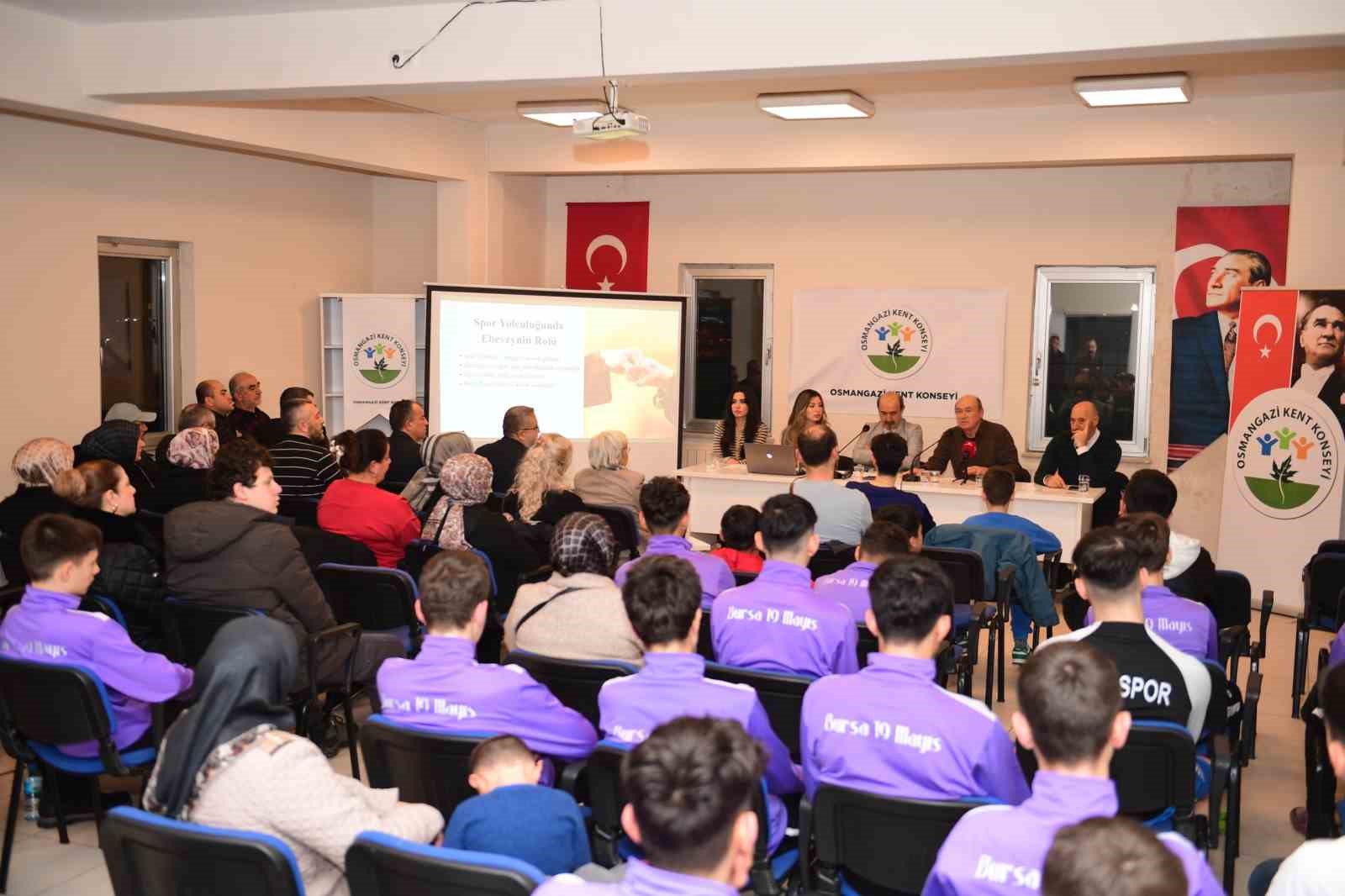 osmangazi belediyesinden sporcu ailelerine yol gosteren panel 3