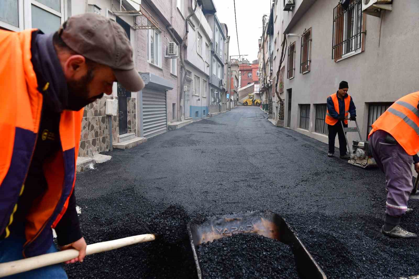 osmangazi belediyesinden yesilova mahallesine yeni asfalt 1