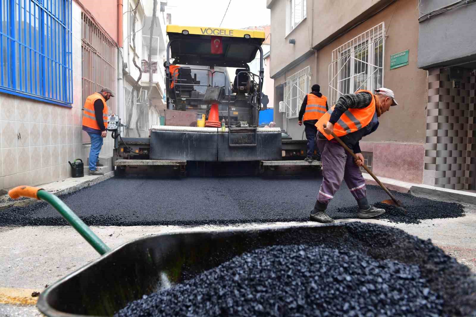 osmangazi belediyesinden yesilova mahallesine yeni asfalt 5