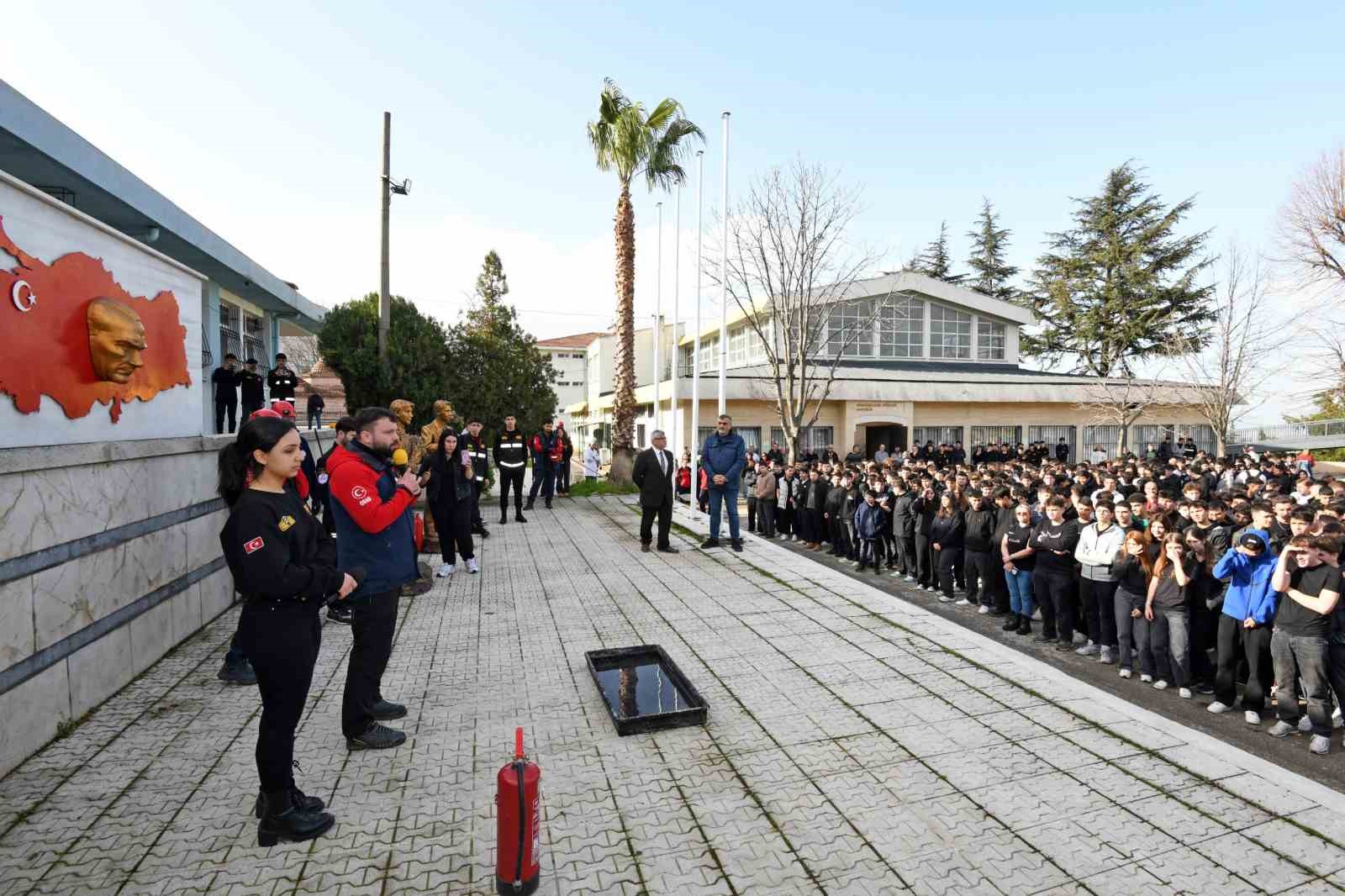 osmangazide gercegini aratmayan yangin tatbikati 3