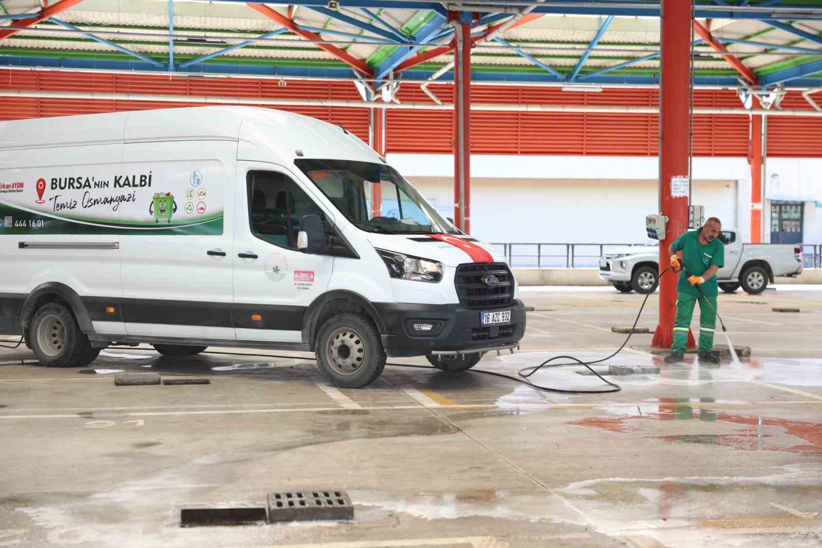 osmangazide kurban kesim alanlari titizlikle temizleniyor 0 y97wEEGH
