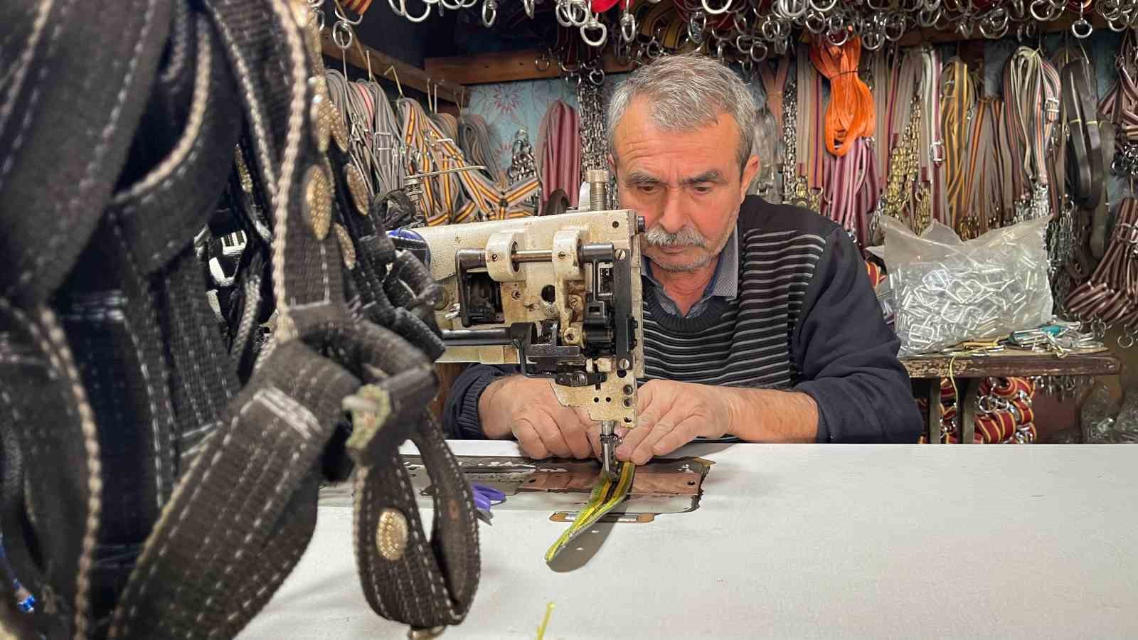 osmaniyede 48 yillik sarac ustasi meslegini kopek tasmasiyla yasatiyor 1 aTjgSSPR