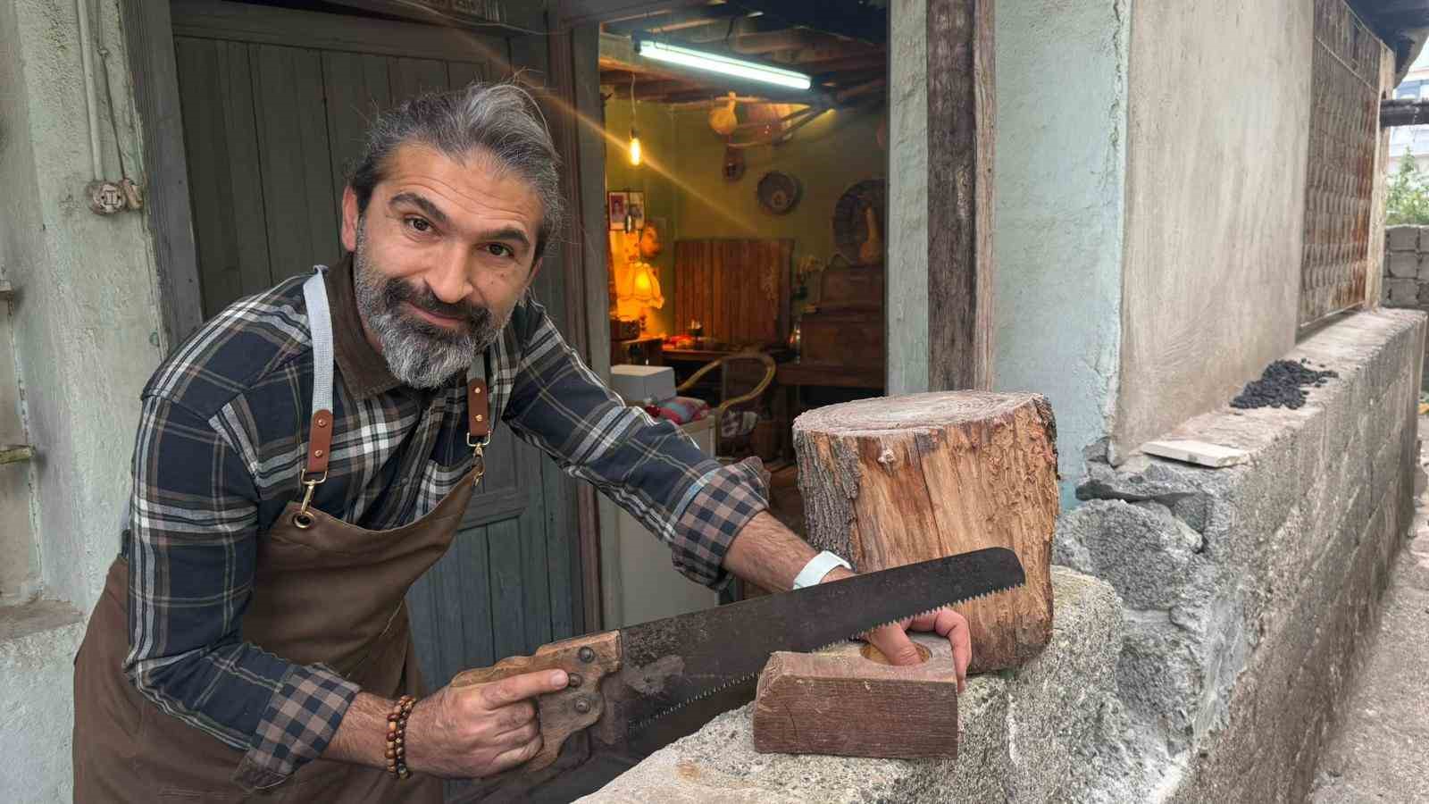 osmaniyeli ogretmenin babaevi ahsap atolyesi oldu 5 DyHrcRZW