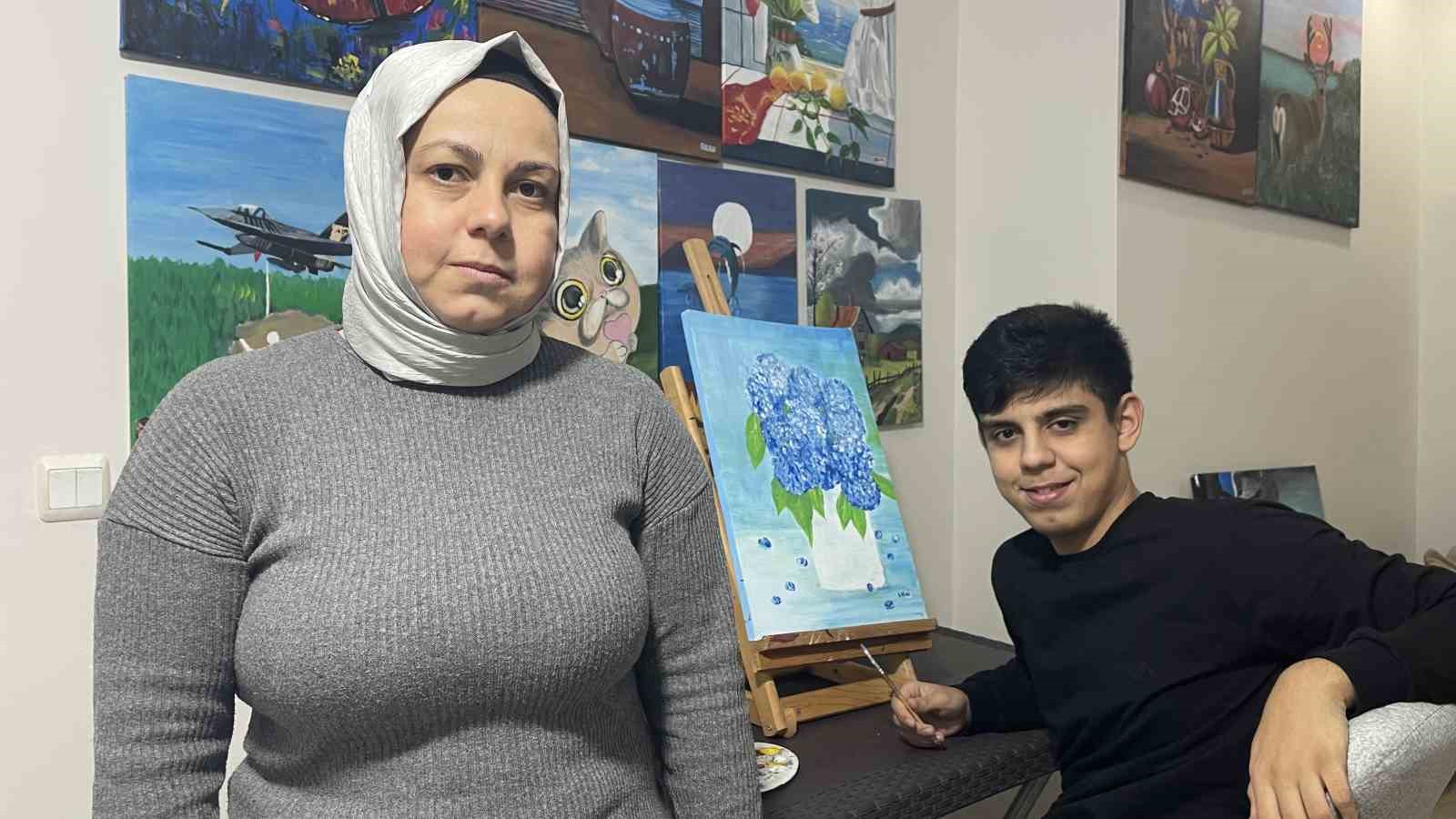 otizmli cocuk ressam sanatla kendi yolunu cizdi 2 nq2zBIUp