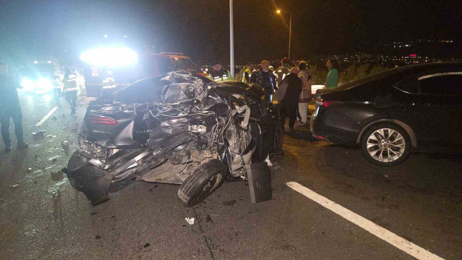 otobanda feci kaza 1 yarali 1