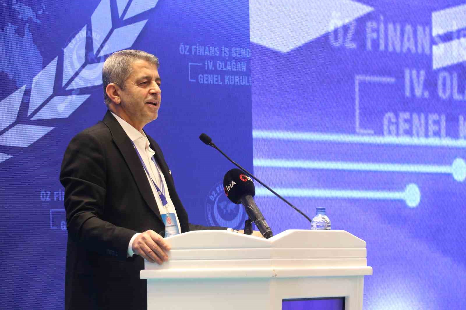 Öz Finans-İş Sendikası Başkanı Eroğlu: "153 arkadaşımızın kendi imkanlarıyla sıfır sermaye olarak bu işe başladık" 8 oz finans is sendikasi baskani eroglu 153 arkadasimizin kendi imkanlariyla sifir sermaye olarak bu ise rziDbRQX
