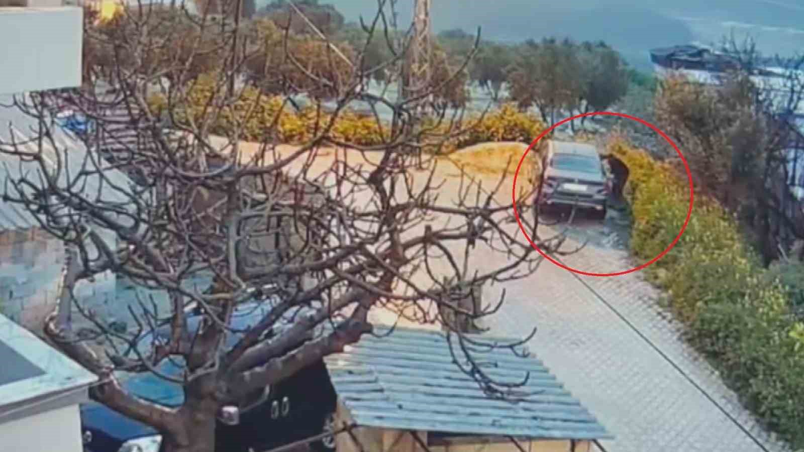 park halindeki otomobili benzin dokup kundaklamak isterken kendini yakti 7 HUKt68LY