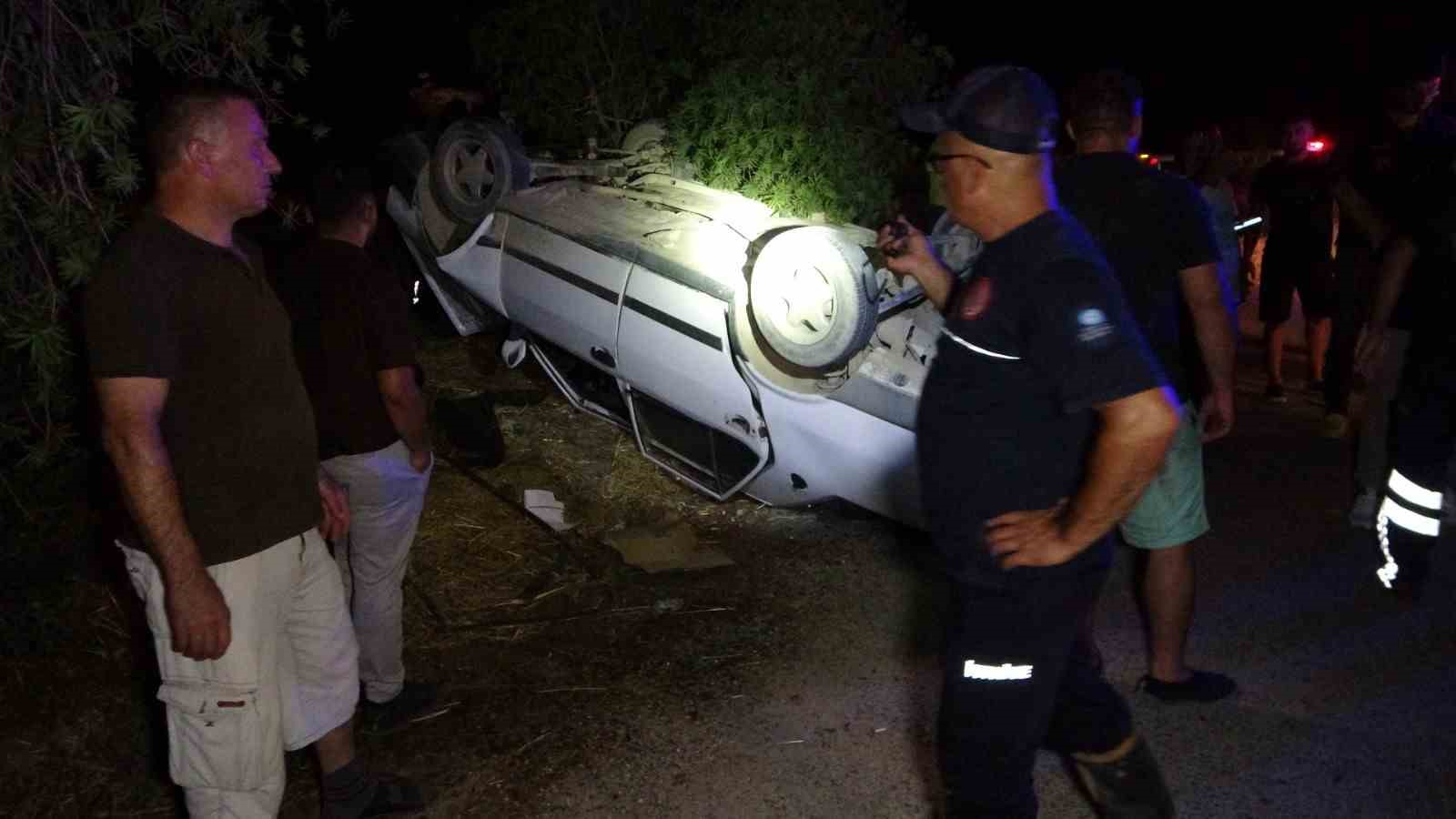 Pehlivanın kullandığı otomobil takla attı: 4 yaralı 5 pehlivanin kullandigi otomobil takla atti 4 yarali 1 ad4GN9l4