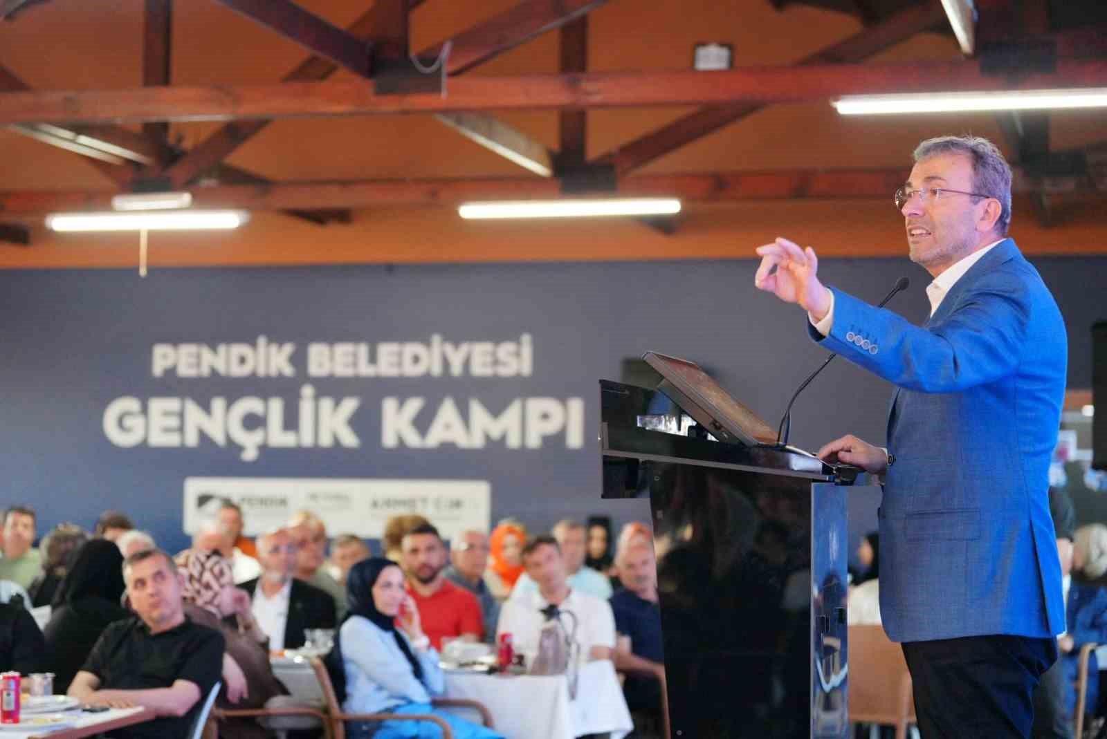 pendik belediye baskani ahmet cin borcsuz belediyeyiz butcemizin yuzde 42sini yatirima ayiriyoruz 0 PTPcrgYu
