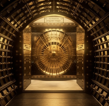 pngtree-an-image-of-a-bank-entrance-with-a-gold-door-and-image_2609401
