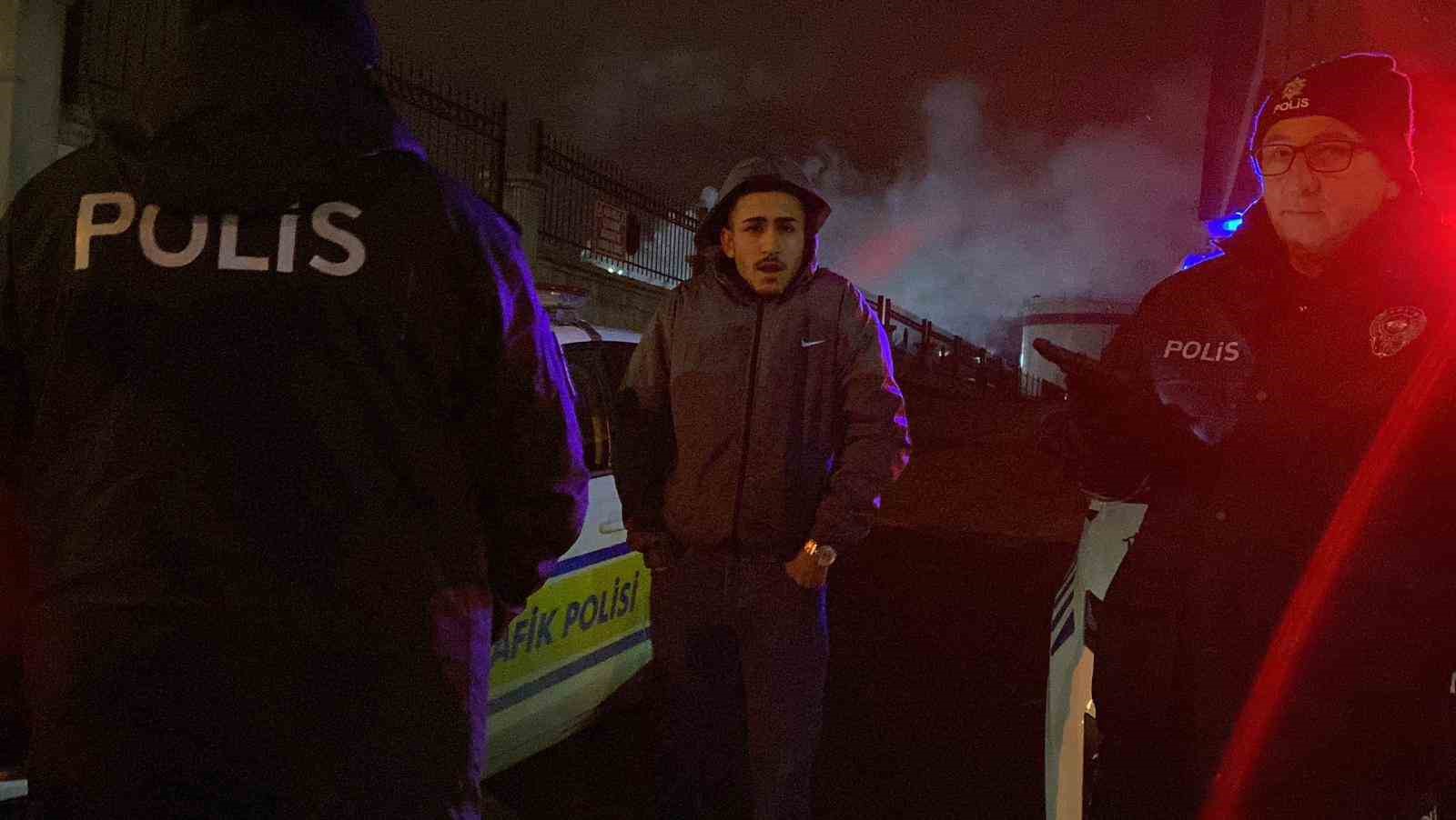 polisi gorunce kaldirima cikan alkollu surucu polis ekiplerin dikkati sayesinde yakalandi 0
