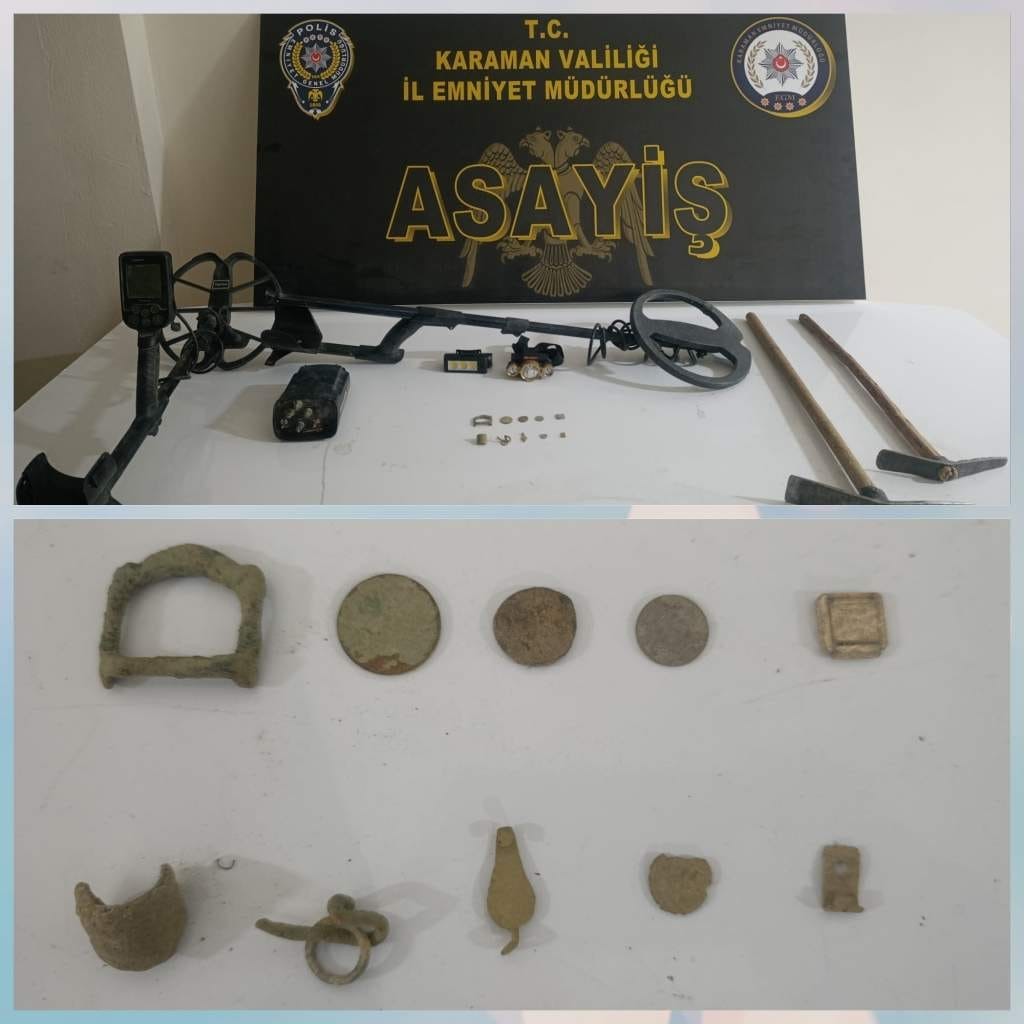 polisin uygulamalarinda tarihi eser ve ruhsatsiz silahlar ele gecirildi 8 tutuklama 2 hMbRmO2l