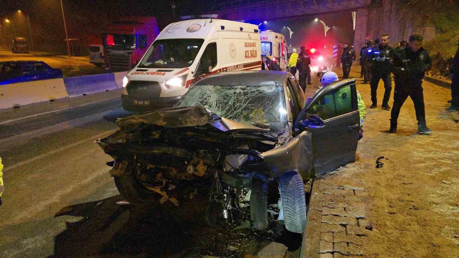 polisten kacan alkollu surucu kaza yapinca yakalandi 5