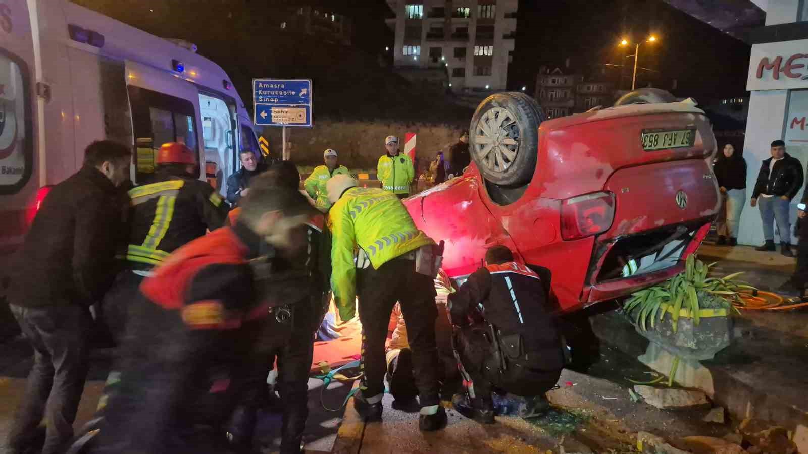 polisten kacan arac takla atti 3 yarali 3 BrQuZT8I