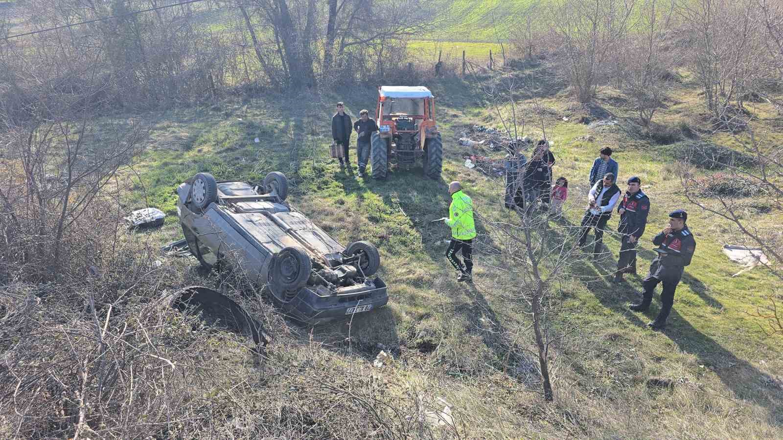 radar panigi kazaya neden oldu otomobil sarampole devrildi 2
