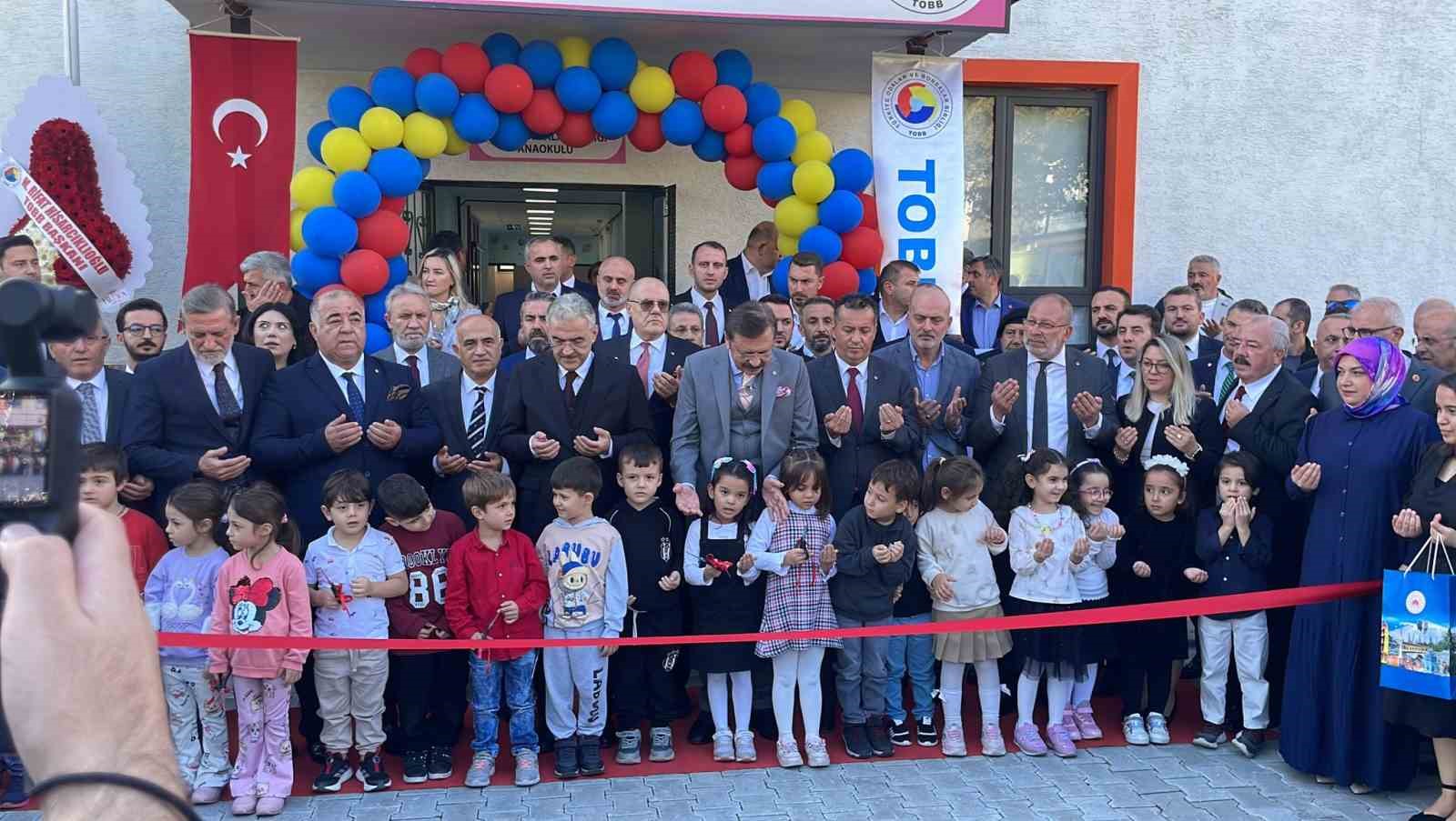 rifat hisarciklioglu gemlikte tobb anaokulu acilisina katildi 0 qUv9arfI