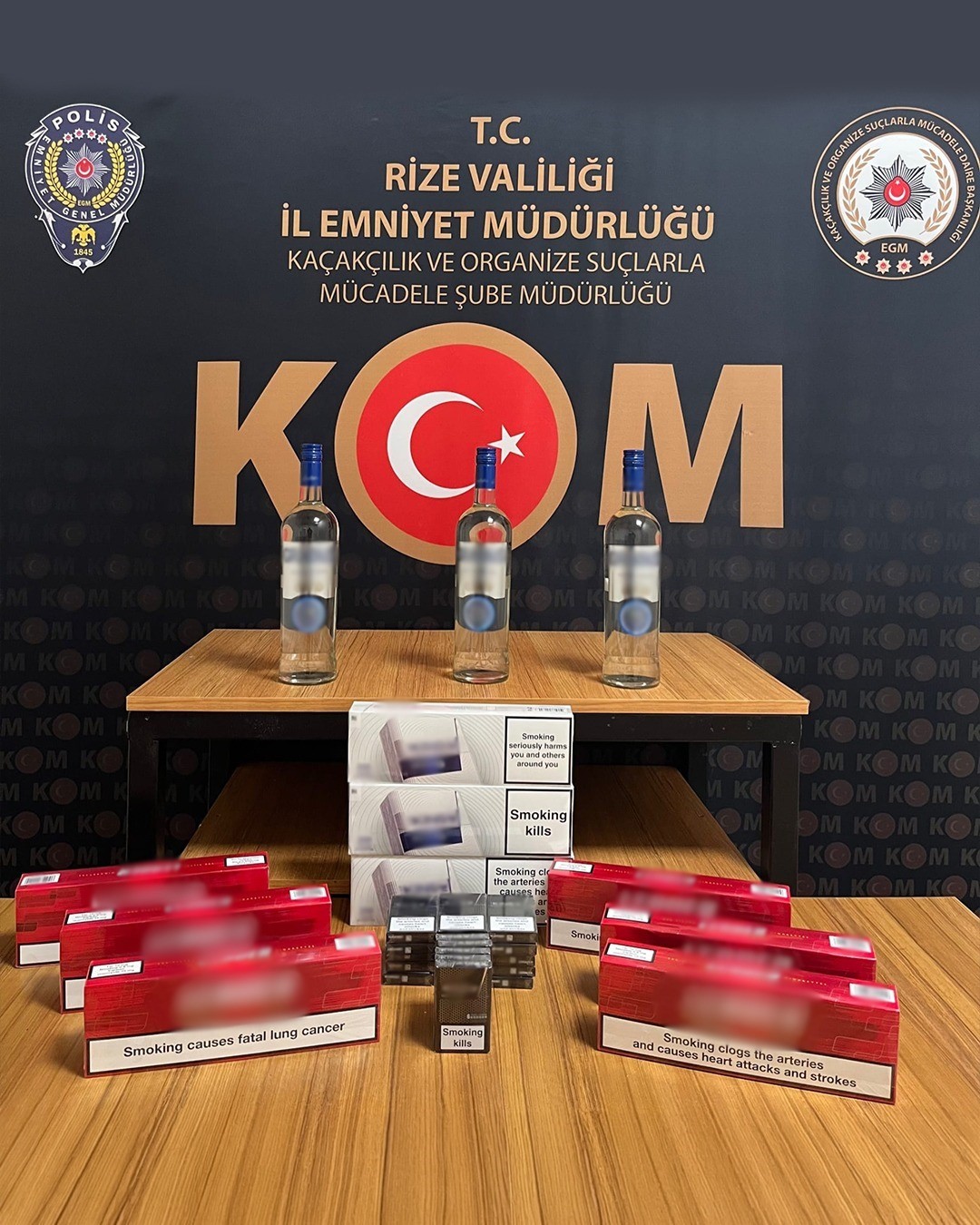 rizede kacakcilik operasyonu 45 gozalti 1