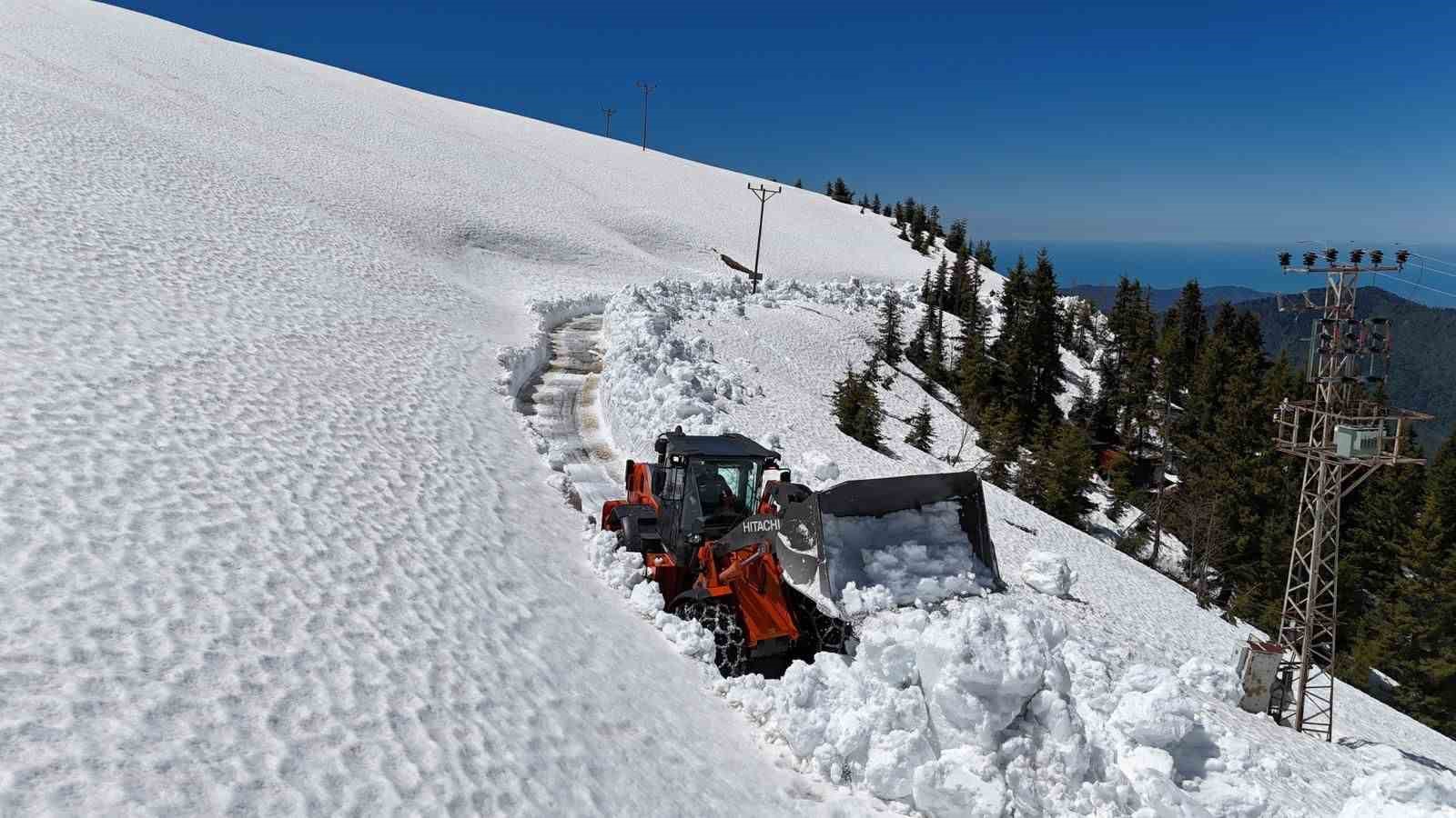 rizede yayla yollarinda kar temizleme calismasi suruyor 0 EcWffyun