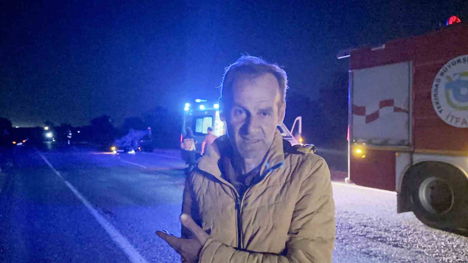 romorka carpan otomobil takla atti 1 yarali 2 tGDUSXie