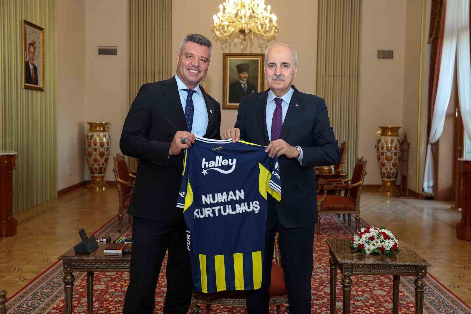sadettin saran tbmm baskani kurtulmus ve bakan kurum ile gorustu 0 U4sI4B1I
