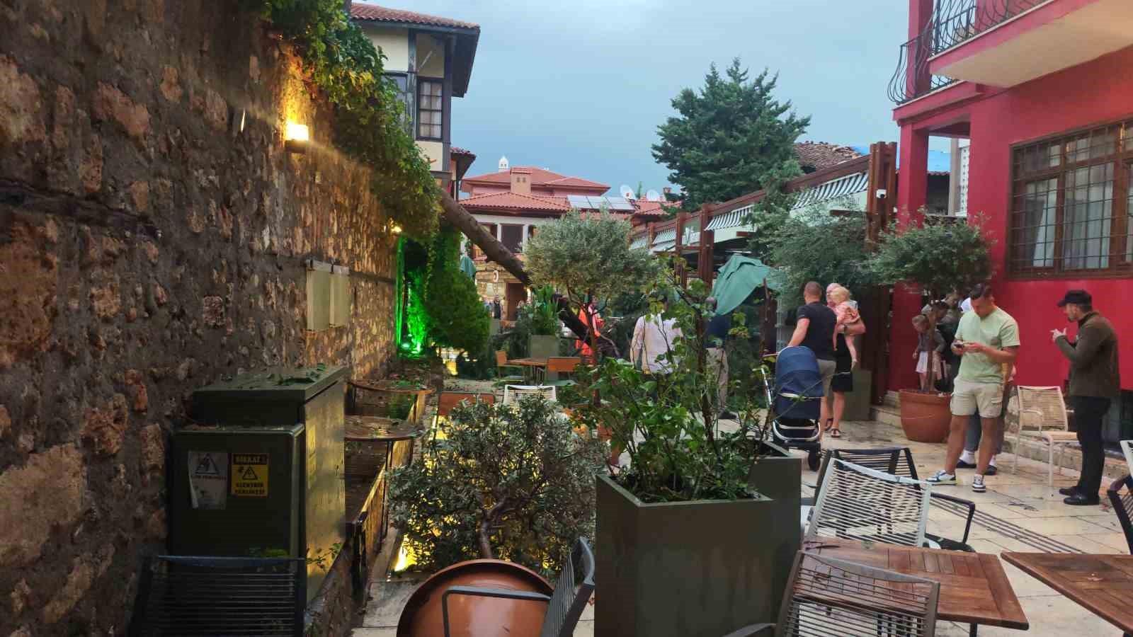 saganak ve ruzgar aniden bastirdi devrilen agacin altinda kalan 3 kisi yaralandi 9 Wg8YuLUt