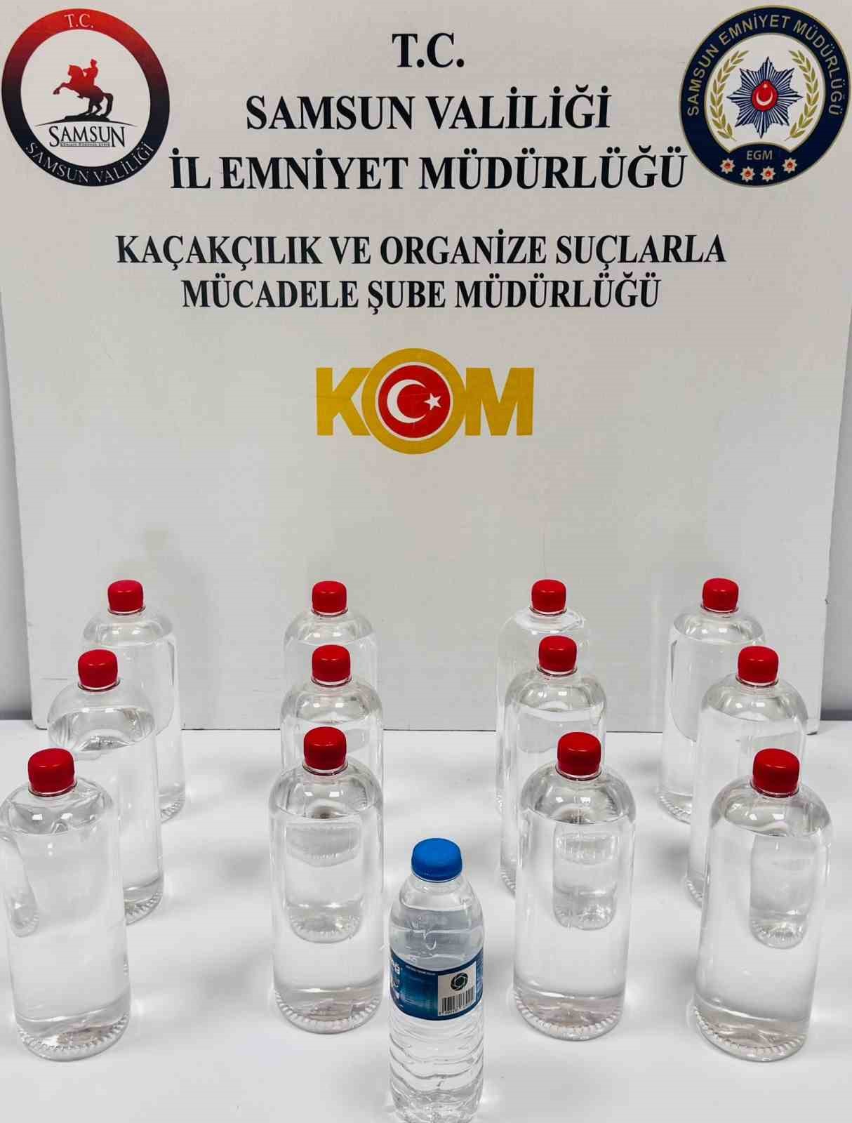 sahte alkol operasyonu 12 litre etil alkol ele gecirildi 0