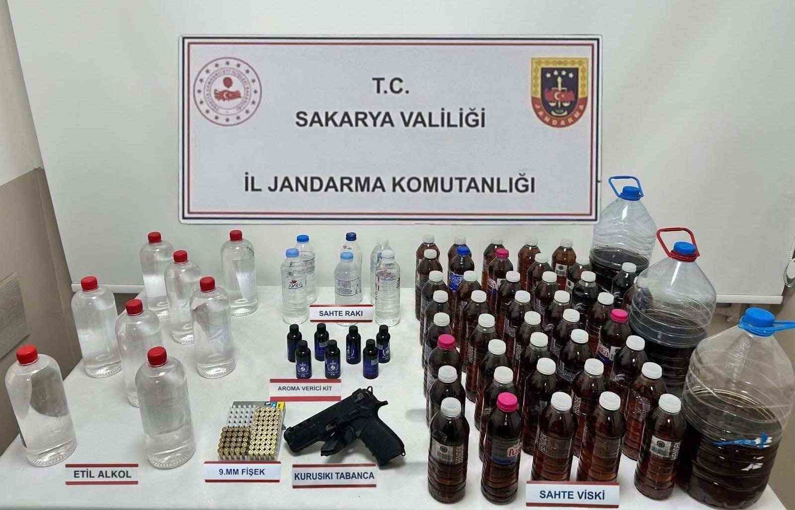 sahte alkolleri piyasaya surecekti jandarma yakaladi 0 WONuX6fM