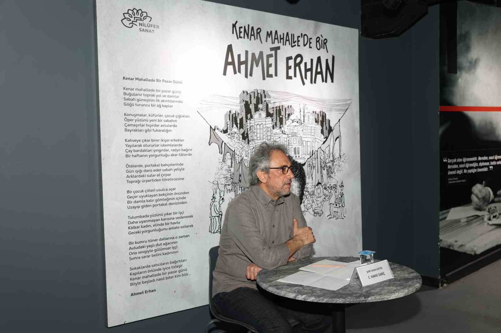 sair ahmet erhan dogum gununde niluferde ozel bir sergiyle anildi 5 4FYvI5GY
