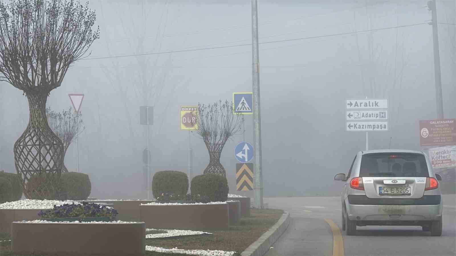 sakarya gune sisle uyandi gorus mesafesi 10 metreye kadar dustu 1