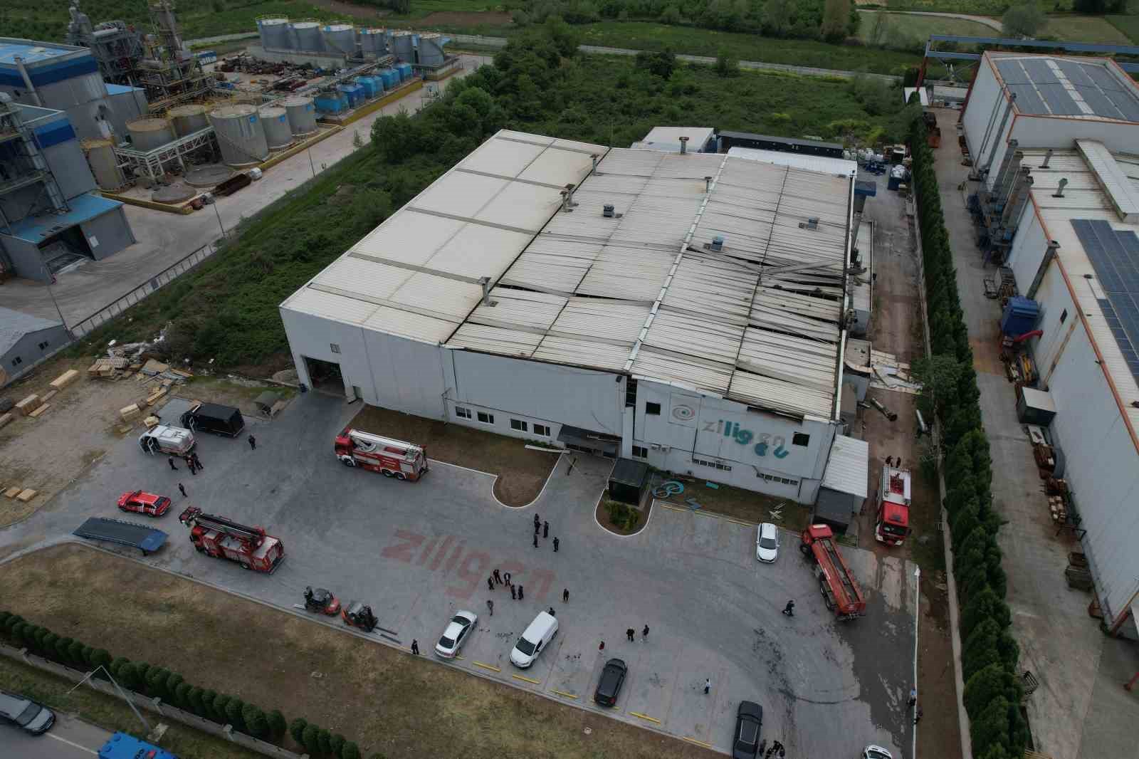sakaryada patlamanin yasandigi fabrika havadan goruntulendi 1