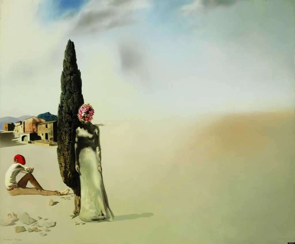 Eriyen Saatlerden Delilik Sınırındaki Şova: Salvador Dalí’nin Parayla, Çılgınlıkla ve Ölümsüzlükle Örülü Hayatı 12 salvador dali printemps necrophilique 1936 trivium art history