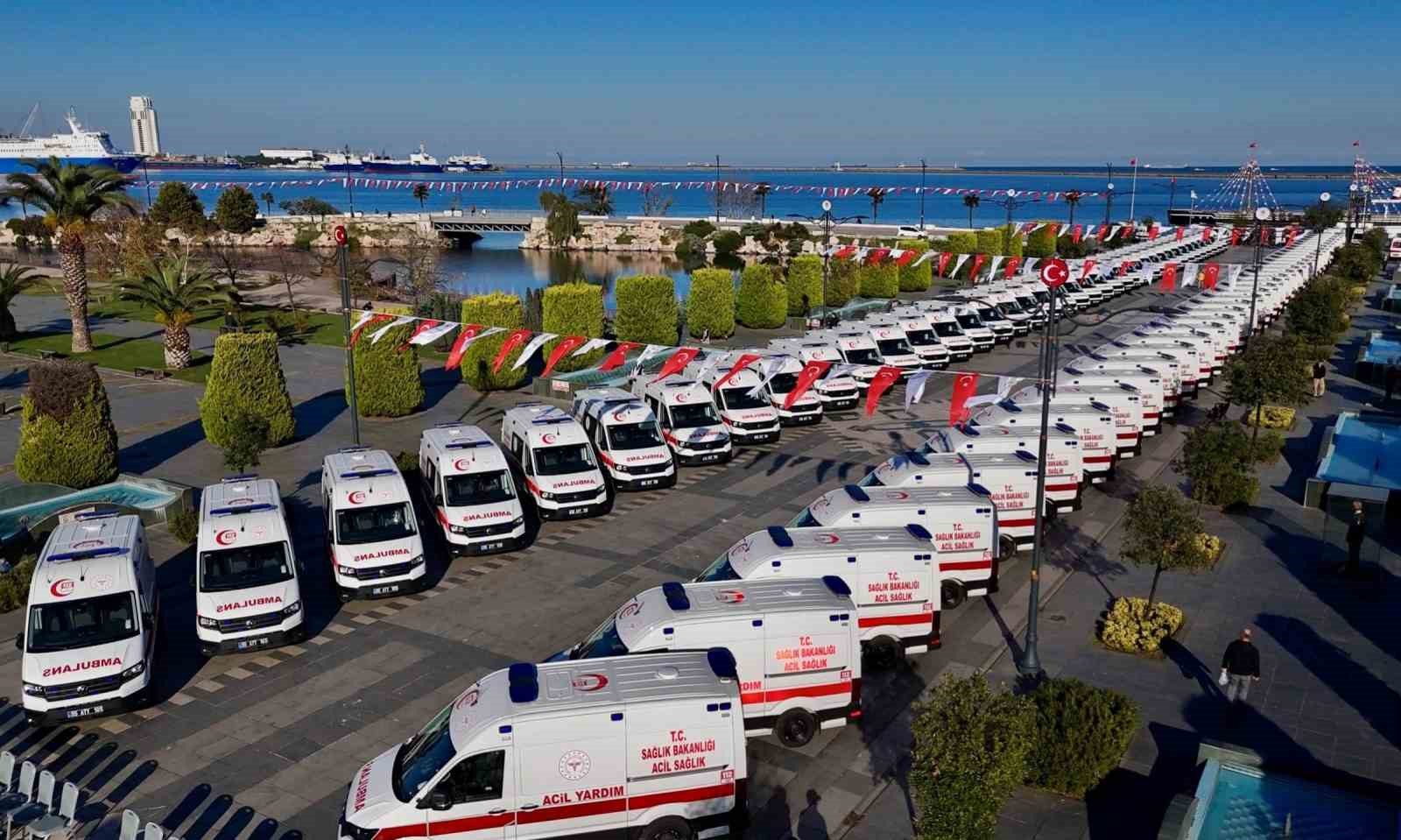samsuna 100 yeni ambulans filodaki arac sayisi 60tan 160a cikiyor 0 i6cu6zlv