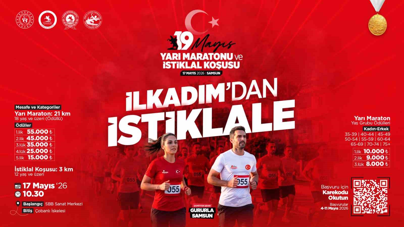 Samsun’da 19 Mayıs Yarı Maratonu ve İstiklal Koşusu yapılacak 4 samsunda 19 mayis yari maratonu ve istiklal kosusu yapilacak 0 juUiy57H